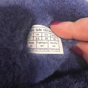 Purple UGG ankle boots